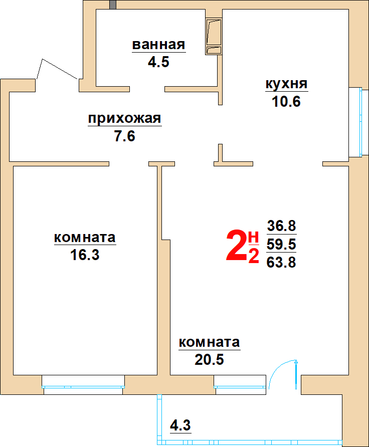 Квартира №94. 2 Очередь. 1 подъезд. 13 этаж. Квартира №94. 2 Очередь. 1 подъезд. 13 этаж.
