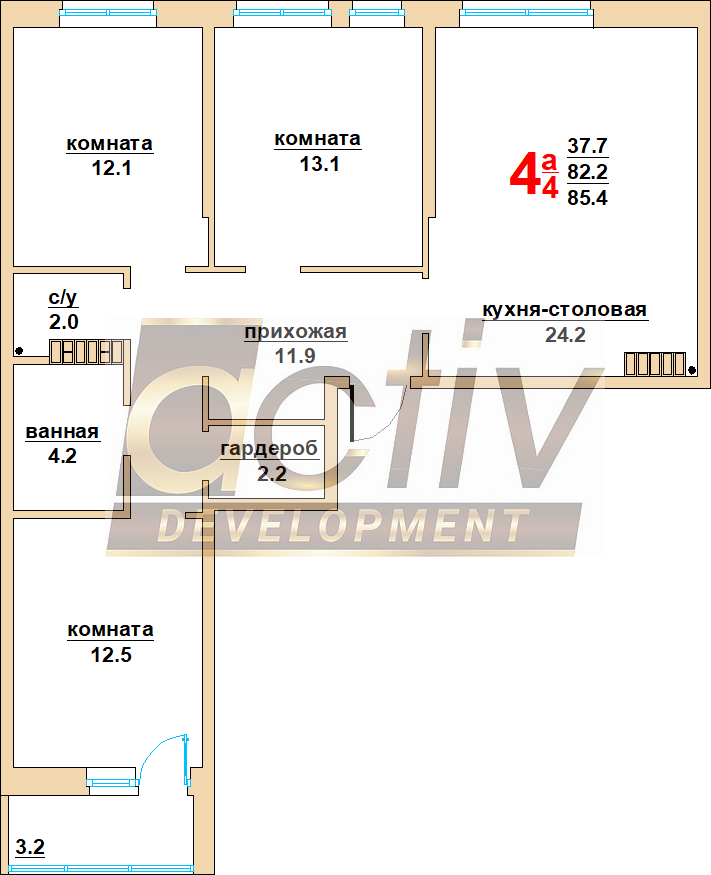 Квартира №441. 4 подъезд. 5 этаж. Квартира №441. 4 подъезд. 5 этаж.