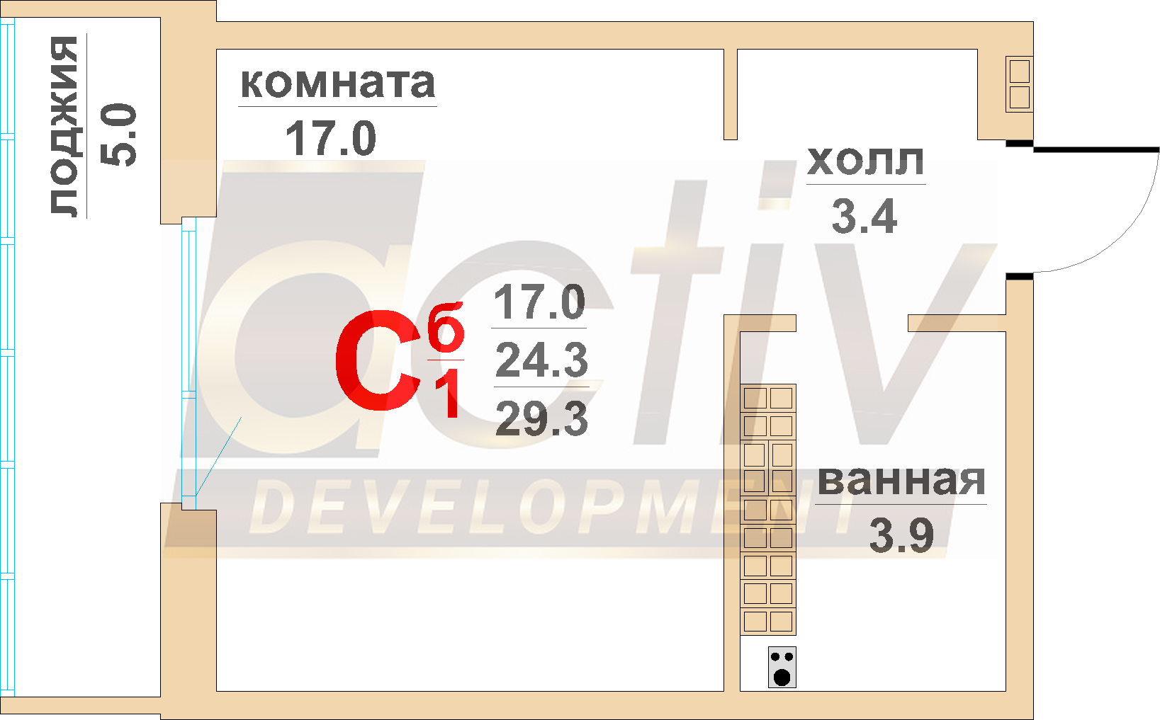 Квартира №137. секция № 1 . 1 подъезд. 15 этаж. Квартира №137. секция № 1 . 1 подъезд. 15 этаж.
